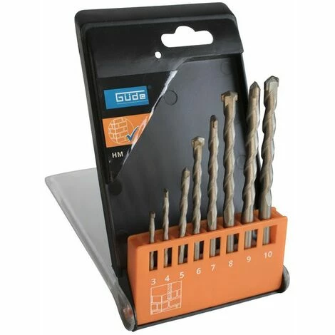 Güde Steinbohrer Betonbohrer Bohrersatz Bohrer Set 8-tlg. Ø 3/4/5/6/7/8/9/10 Mm