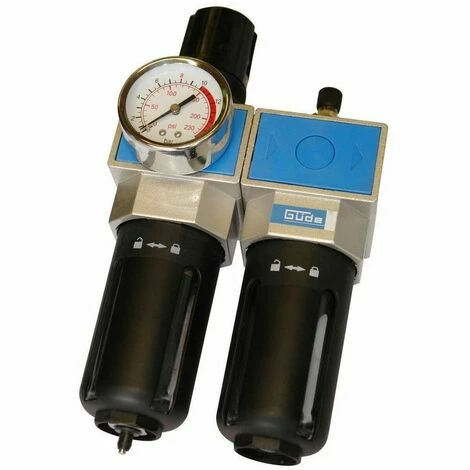 Güde Wartungseinheit 1/2 Zoll Mit Filter Druckminderer Nebelöler Manometer 3 Güde Wartungseinheit 1/2 Zoll Mit Filter Druckminderer Nebelöler Manometer