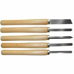 Güde Drechselbeitel Drechseleisen Drechselmesser Drechselmeissel Satz 5-tlg.