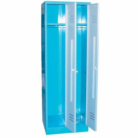 Güde Spind Garderobenschrank Umkleideschrank Kleiderspind Metallspind 2-türig – Bild 2