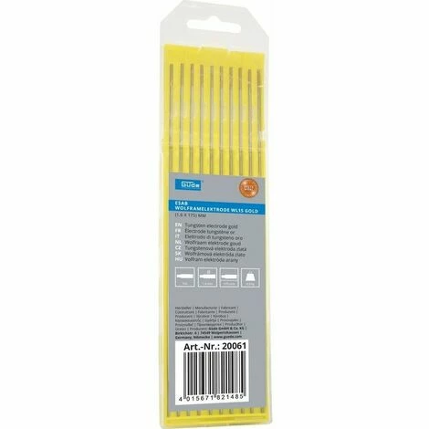 Güde ESAB Wolframelektrode WL15 GOLD ( 1,6 x 175 )mm - 20061 Güde ESAB Wolframelektrode WL15 GOLD ( 1,6 X 175 )mm - 20061 -GüDE Geschäft 13582829 1
