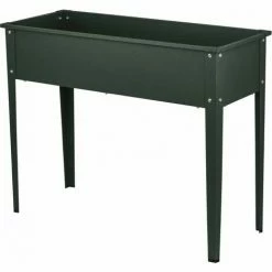 GüDE Stahl Hochbeet Blumenkasten GHB 80 G | Moosgrün