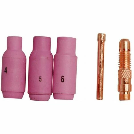 Güde Düsensatz 5-teilig Für WIG-Schweißplatzausrüstung 2,4 Mm 41688 3 Güde Düsensatz 5-teilig Für WIG-Schweißplatzausrüstung 2,4 Mm 41688
