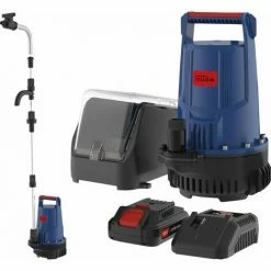 Güde Akku Regenfasspumpe RFP 18-201-23, 18 V, 2,0 Ah Akkupack Und Schnellladegerät - 58566