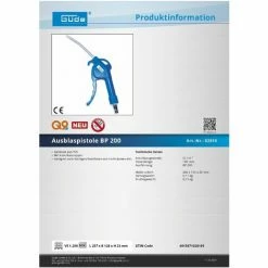 Güde Druckluft Set Ausblaspistole BP200 Und 5m Spiralschlauch -GüDE Geschäft 37138676 4