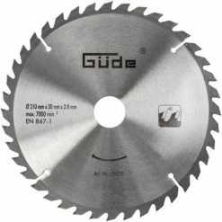 Güde Holzsägeblatt - 40T - 210x210x2,8 Mm 3 Güde Holzsägeblatt - 40T - 210x210x2,8 Mm -GüDE Geschäft 53058743 2