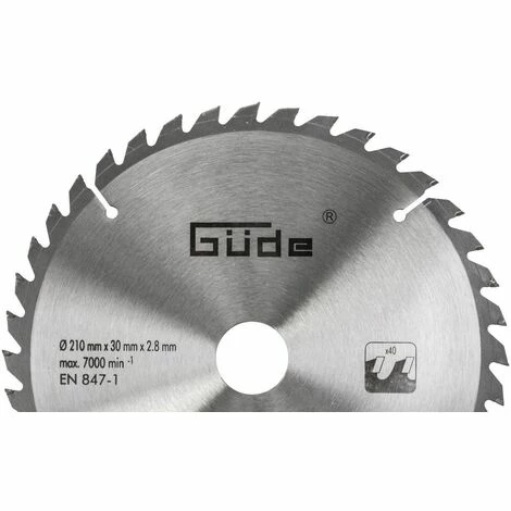 Güde Holzsägeblatt - 40T - 210x210x2,8 mm Güde Holzsägeblatt - 40T - 210x210x2,8 Mm -GüDE Geschäft 53058743 3