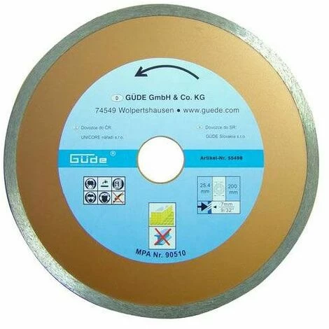 Güde Diamantscheibe, 200x25,4mm - 55498 3 Güde Diamantscheibe, 200x25,4mm - 55498