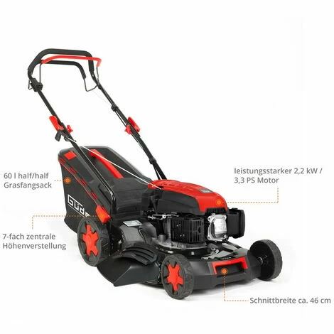 Güde Benzin Rasenmäher Big Wheeler 464.3 R Motormäher Benzinmäher Gartenmäher – Bild 2