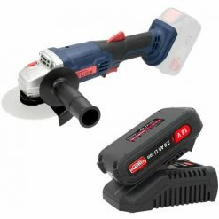 Güde Q9 18V Winkelschleifer WS18-0 Set Mit LGAP18-3020 Akku Und Ladegerät